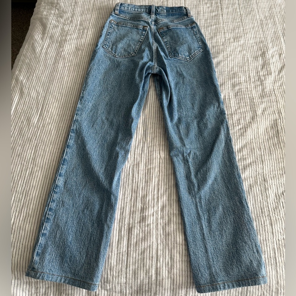 High Rise Straight Leg Jeans - Picture 3 of 5